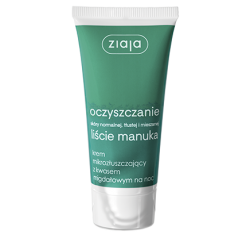 ZIAJA OCZYSZCZANIE KREM Z KWASEM MIGDAŁOWYM NA NOC /T-KART 50ML